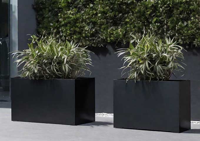 jardinières rectangulaires