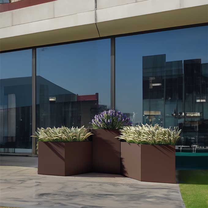 jardini&egrave;res en aluminium sur mesure